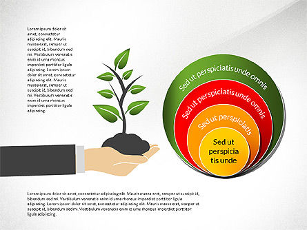 Wachstumskonzeptdiagramme, Folie 8, 03022, Prozessdiagramme — PoweredTemplate.com