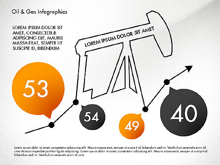 Oil and Gas Presentation Infographics, 03023, Infographics — PoweredTemplate.com