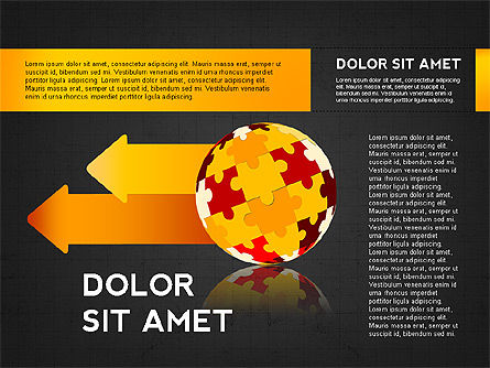 Manos y puzzles, Diapositiva 13, 03024, Diagramas de puzzle — PoweredTemplate.com