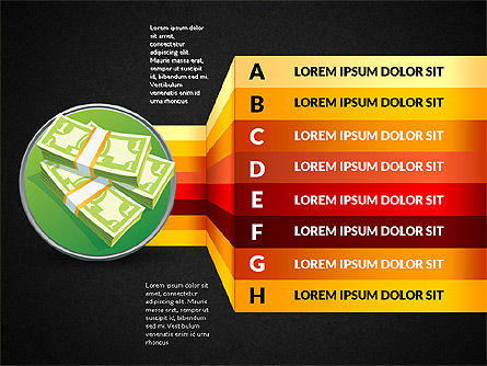 Tahapan Dan Pilihan Dengan Uang, Slide 10, 03025, Diagram Panggung — PoweredTemplate.com