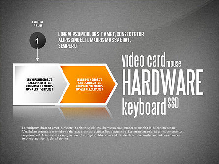 Hardware modelo de apresentação, Deslizar 10, 03026, Modelos de Apresentação — PoweredTemplate.com