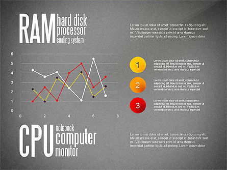 하드웨어 프리젠 테이션 템플릿, 슬라이드 13, 03026, 프레젠테이션 템플릿 — PoweredTemplate.com