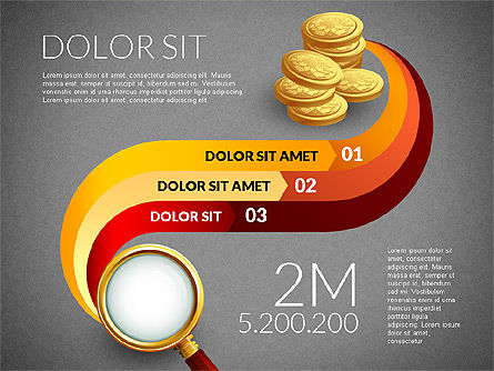 Conhecendo o conceito de investimentos, Deslizar 12, 03031, Diagramas de Etapas — PoweredTemplate.com