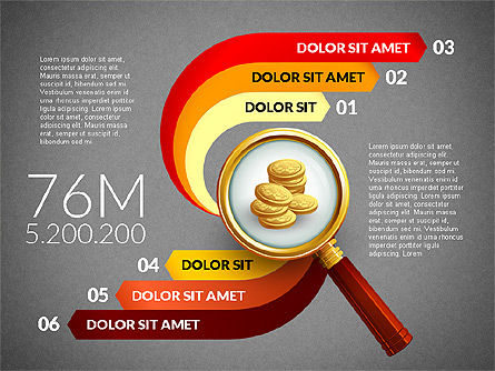 Conhecendo o conceito de investimentos, Deslizar 9, 03031, Diagramas de Etapas — PoweredTemplate.com