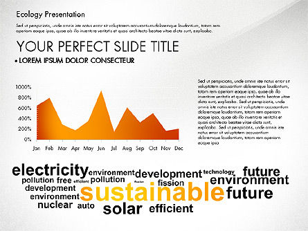 Hernieuwbare energie word cloud presentatiesjabloon, Dia 4, 03037, Presentatie Templates — PoweredTemplate.com
