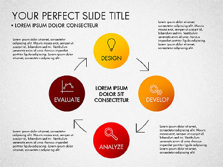 Project Management Process Concept, Slide 4, 03039, Business Models — PoweredTemplate.com