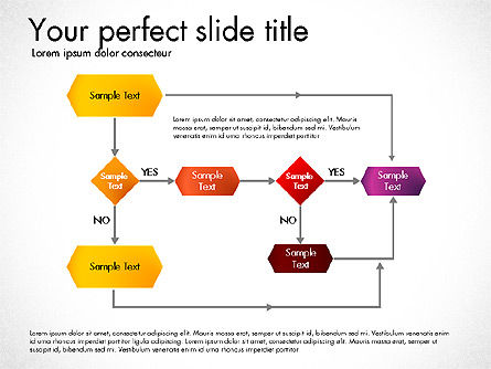 Toolbox Diagram Alir, Templat PowerPoint, 03046, Bagan Alur — PoweredTemplate.com