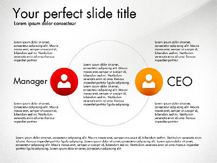 Circular Hierarchy Diagram, Slide 5, 03047, Organizational Charts — PoweredTemplate.com