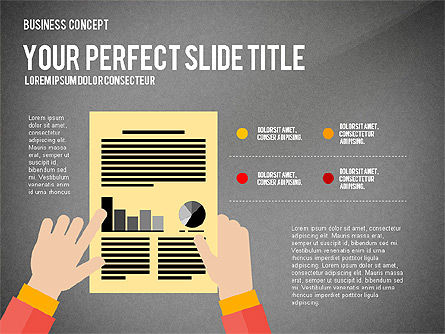 Modern Presentation Template in Flat Design, Slide 15, 03048, Presentation Templates — PoweredTemplate.com