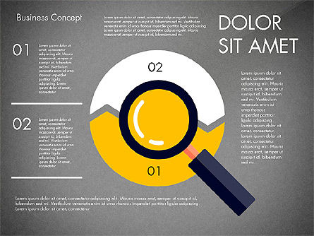 Flechas y objetos de proceso coloreados, Diapositiva 16, 03049, Diagramas de proceso — PoweredTemplate.com