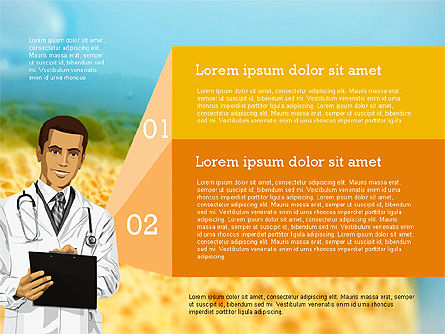 Hygiene Concept, Slide 2, 03051, Stage Diagrams — PoweredTemplate.com