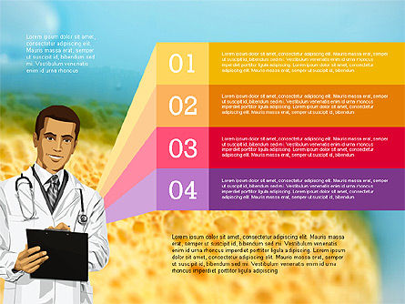 Concept d'hygiène, Diapositive 6, 03051, Schémas d'étapes — PoweredTemplate.com