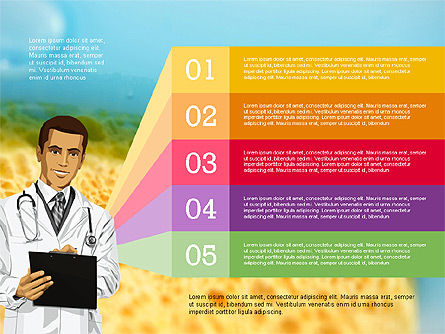 Concept d'hygiène, Diapositive 7, 03051, Schémas d'étapes — PoweredTemplate.com
