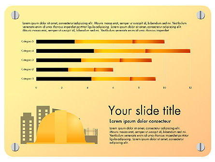 Construction Infographics Presentation Template, Slide 10, 03059, Presentation Templates — PoweredTemplate.com