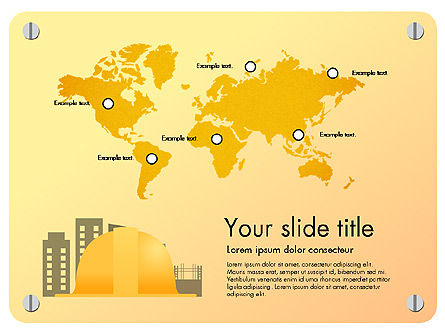 Plantilla de presentación Infographics de construcción, Diapositiva 15, 03059, Plantillas de presentación — PoweredTemplate.com