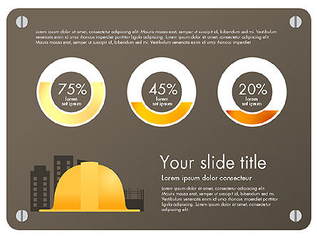Construction Infographics Presentation Template, Slide 5, 03059, Presentation Templates — PoweredTemplate.com