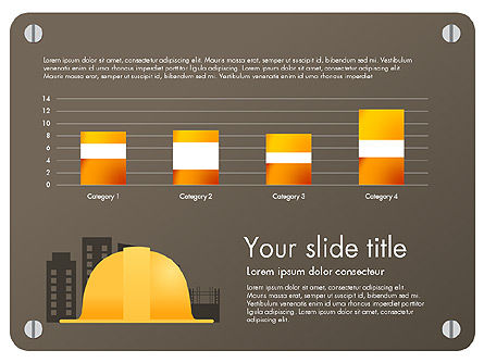 Plantilla de presentación Infographics de construcción, Diapositiva 6, 03059, Plantillas de presentación — PoweredTemplate.com