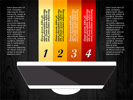 Objetos y Opciones, Diapositiva 16, 03062, Diagramas de la etapa — PoweredTemplate.com