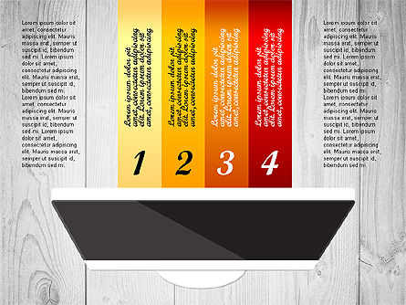 Oggetti e opzioni, Slide 8, 03062, Diagrammi Palco — PoweredTemplate.com