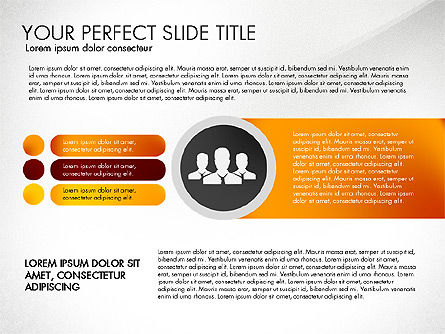 Social Spaghetti Chart, Slide 2, 03063, Presentation Templates — PoweredTemplate.com