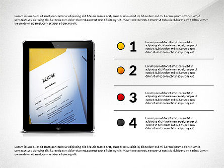 Educational Gadgets Presentation Template, Slide 3, 03070, Education Charts and Diagrams — PoweredTemplate.com