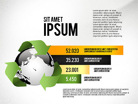 Opciones de Infographics de Sostenibilidad Ambiental, Diapositiva 3, 03073, Infografías — PoweredTemplate.com