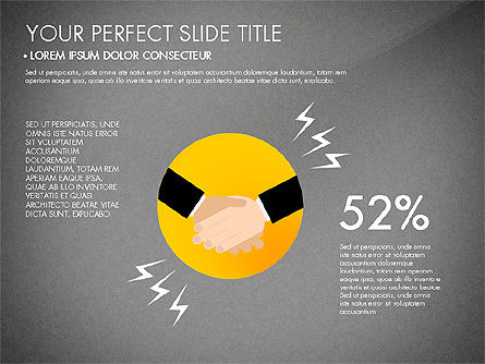 Présentation marketing en conception plate, Diapositive 15, 03076, Modèles de présentations — PoweredTemplate.com