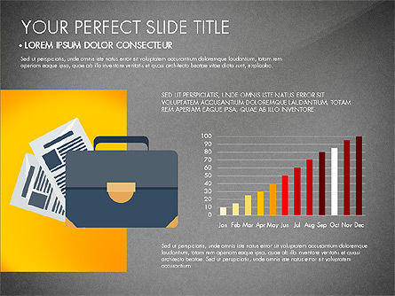 Marketing presentatie in plat design, Dia 16, 03076, Presentatie Templates — PoweredTemplate.com