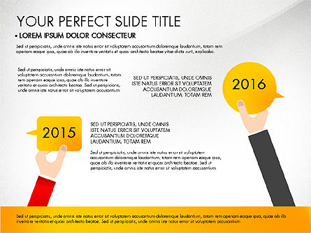 Présentation marketing en conception plate, Diapositive 5, 03076, Modèles de présentations — PoweredTemplate.com