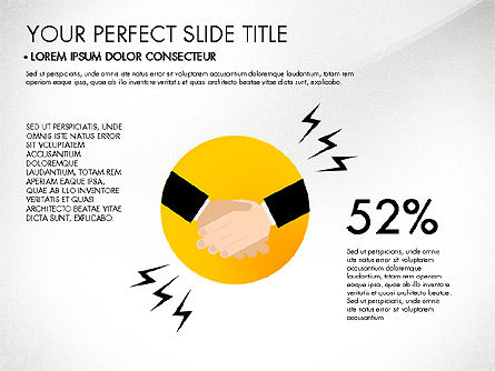 Présentation marketing en conception plate, Diapositive 7, 03076, Modèles de présentations — PoweredTemplate.com