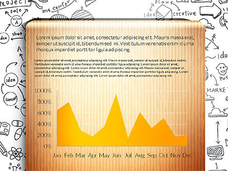 Data driven presentatie rapport, Dia 11, 03078, Datagestuurde Diagrammen — PoweredTemplate.com