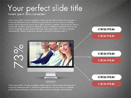 Dati moderni guidato presentazione rapporto, Slide 14, 03080, Modelli Presentazione — PoweredTemplate.com