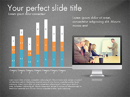 Modern Data Driven Presentation Report, Slide 16, 03080, Presentation Templates — PoweredTemplate.com