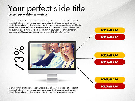 Dati moderni guidato presentazione rapporto, Slide 6, 03080, Modelli Presentazione — PoweredTemplate.com