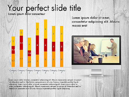 Modern Data Driven Presentation Report, Slide 8, 03080, Presentation Templates — PoweredTemplate.com