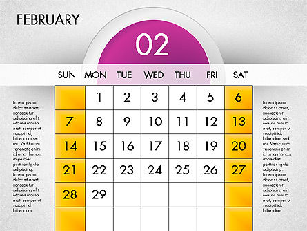 Kalender 2016, Slide 3, 03082, Timelines & Calendars — PoweredTemplate.com