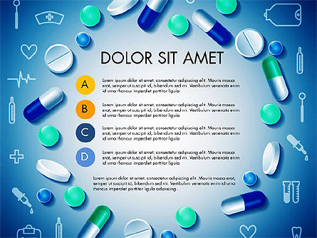 Présentation médicale avec tableaux, Diapositive 3, 03086, Schémas et graphiques médicaux — PoweredTemplate.com