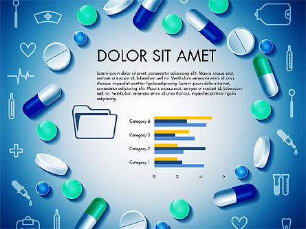 Presentación médica con gráficos, Diapositiva 4, 03086, Diagramas y gráficos médicos — PoweredTemplate.com