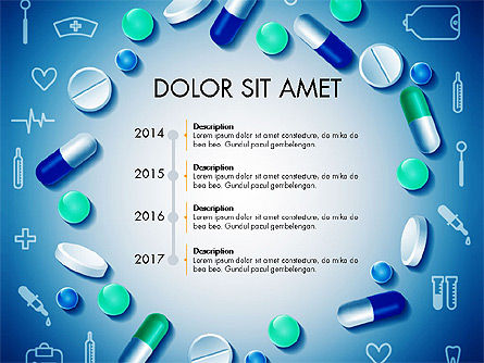Présentation médicale avec tableaux, Diapositive 8, 03086, Schémas et graphiques médicaux — PoweredTemplate.com