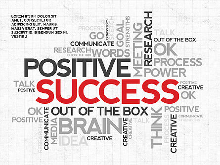 Positive Motivation Präsentationsvorlage, PowerPoint-Vorlage, 03089, Präsentationsvorlagen — PoweredTemplate.com
