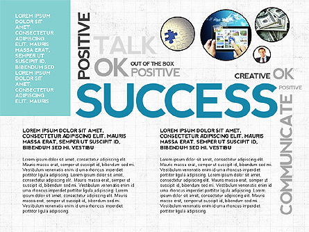 Positive Motivation Präsentationsvorlage, Folie 3, 03089, Präsentationsvorlagen — PoweredTemplate.com