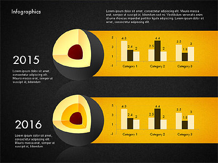 Infografía de pensamiento y análisis, Diapositiva 11, 03091, Infografías — PoweredTemplate.com