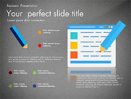 Newsmaking Presentation Template, Slide 13, 03093, Presentation Templates — PoweredTemplate.com