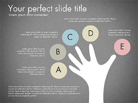 Pilihan Dan Tahapan Dengan Daun, Slide 10, 03099, Diagram Panggung — PoweredTemplate.com