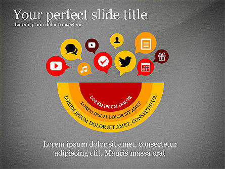 Gente Social Presentación Concepto, Diapositiva 10, 03103, Plantillas de presentación — PoweredTemplate.com