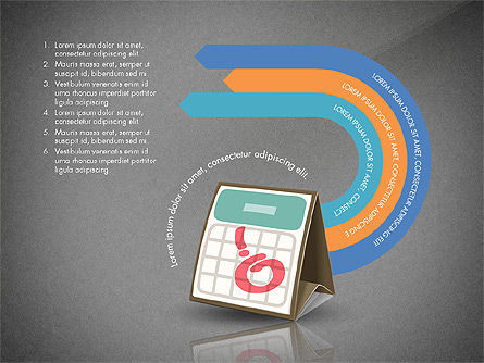 Plantilla de presentación de trabajo de oficina, Diapositiva 16, 03104, Plantillas de presentación — PoweredTemplate.com