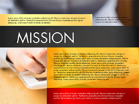 Company Profile Presentation Concept, 03110, Presentation Templates — PoweredTemplate.com