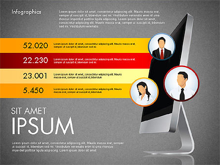 Modèle de présentation des résultats financiers, Diapositive 9, 03111, Modèles de présentations — PoweredTemplate.com
