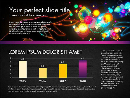 Data Driven Entertainment Presentation Template, PowerPoint Template, 03114, Data Driven Diagrams and Charts — PoweredTemplate.com