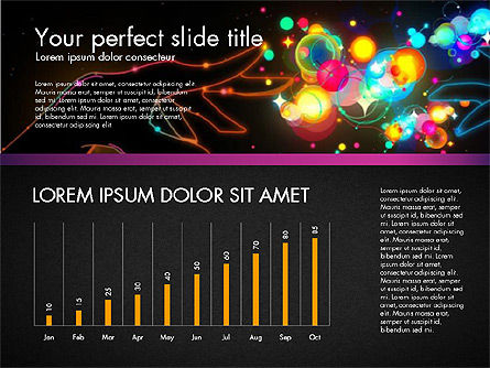 Dati intrattenimento guidato modello di presentazione, Slide 15, 03114, Diagrammi e Grafici con Dati — PoweredTemplate.com